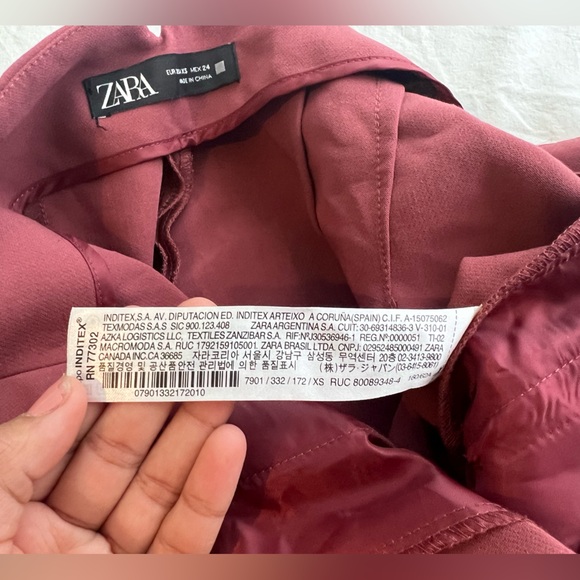 ZARA burgundy - Picture 5 of 5